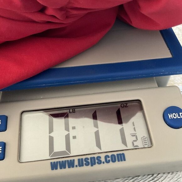 FOOTJOY Size‎ Large 1/2 Zip Red Performance Pullover Jacket Golf Windshrt Lined - Picture 10 of 10